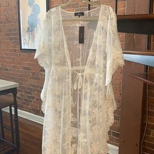 Lulu lace bathing suit cover up